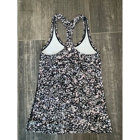 Lululemon Cool Racerback ll Tank Top Floral Spritz Multi size 6 - Picture 4 of 5